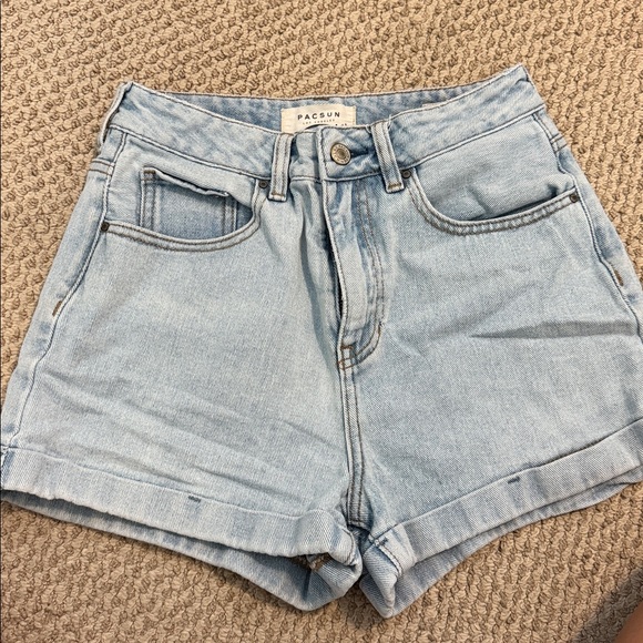 PacSun Light Blue Jean Shorts - Picture 2 of 4